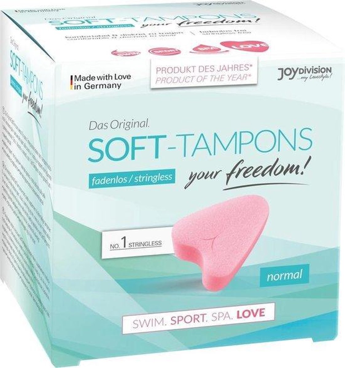 Joy Division Soft Tampons Normal 3stuks - Roze