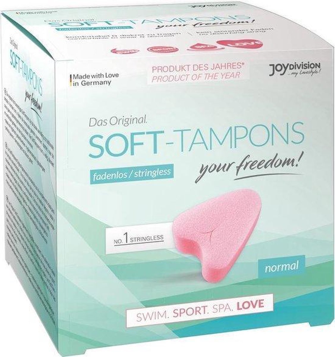 Joy Division Soft Tampons Normal 3stuks - Roze