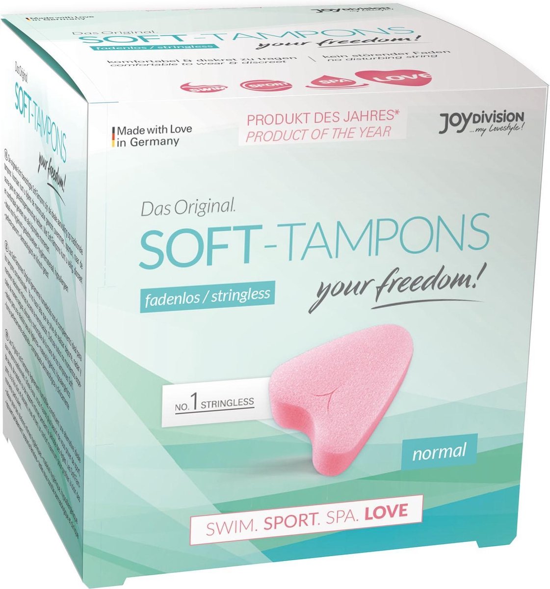 Joy Division Soft Tampons Normal 3stuks - Roze