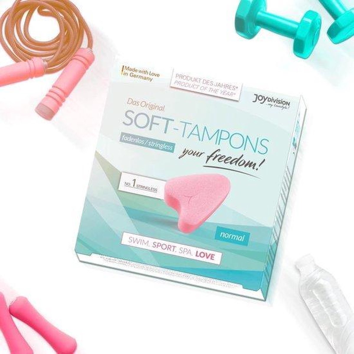 Joy Division Soft Tampons Normal 3stuks - Roze