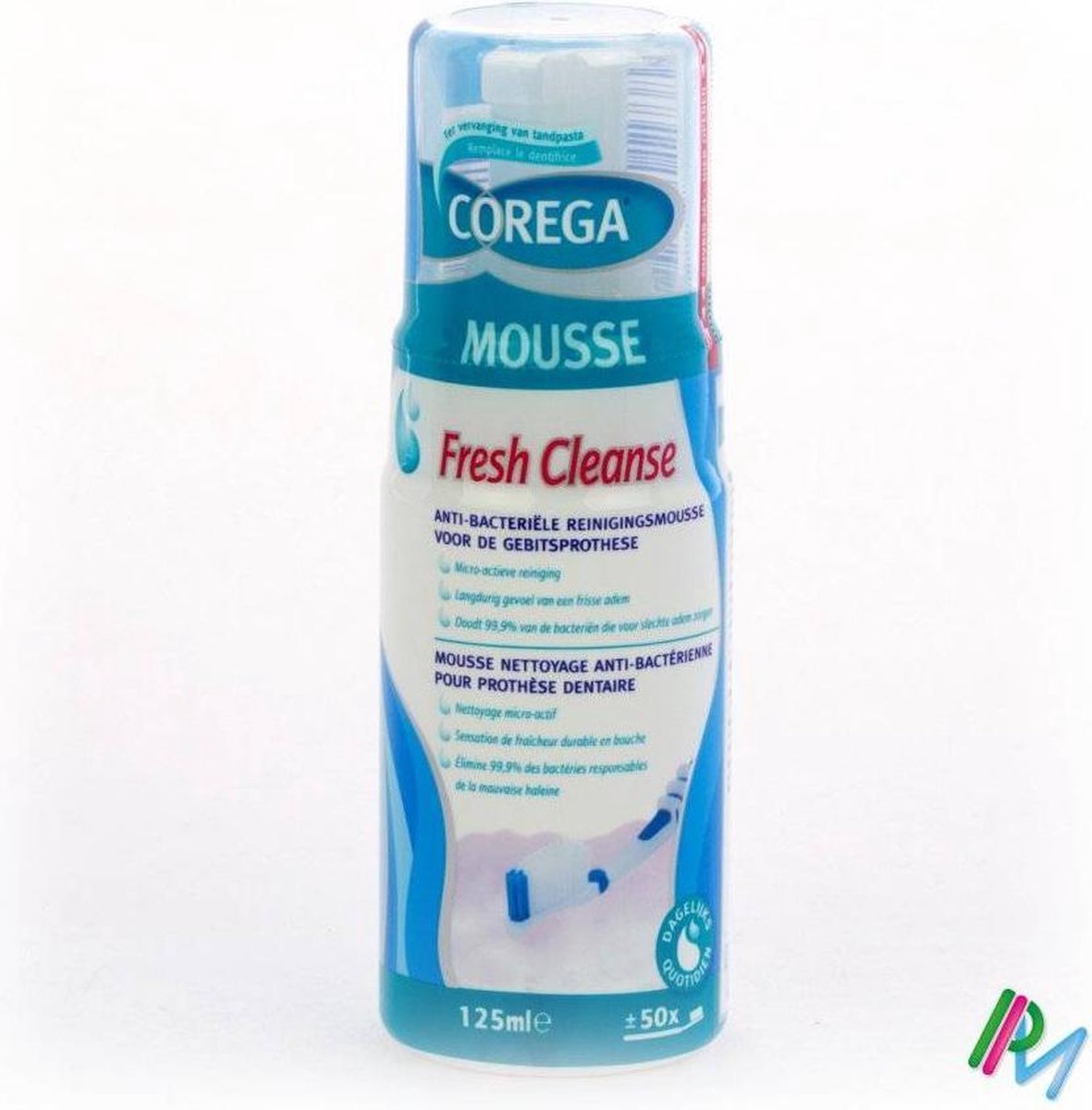 Corega Gebitsprothese Reinigingsmousse Fresh Cleanse 125ml