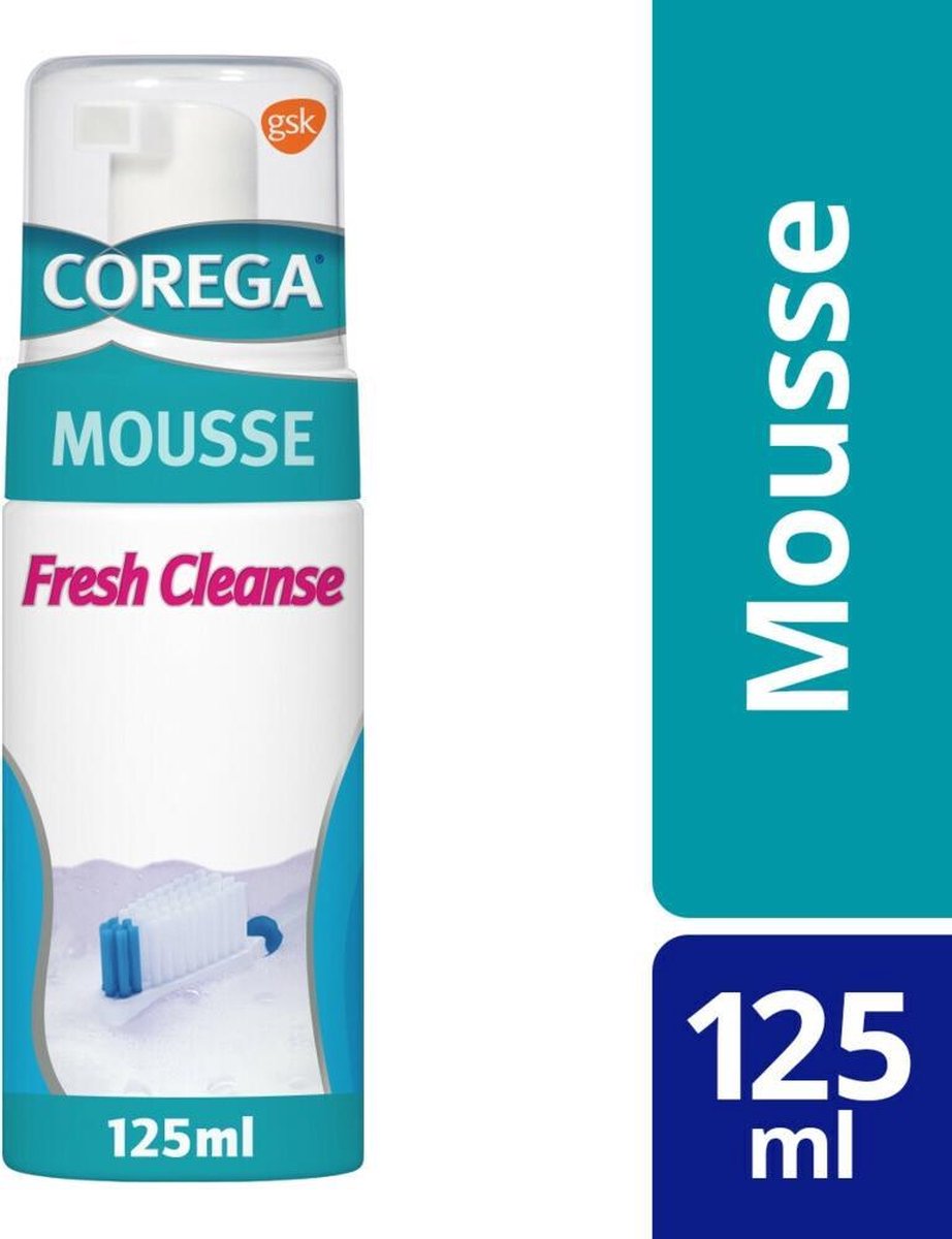 Corega Gebitsprothese Reinigingsmousse Fresh Cleanse 125ml