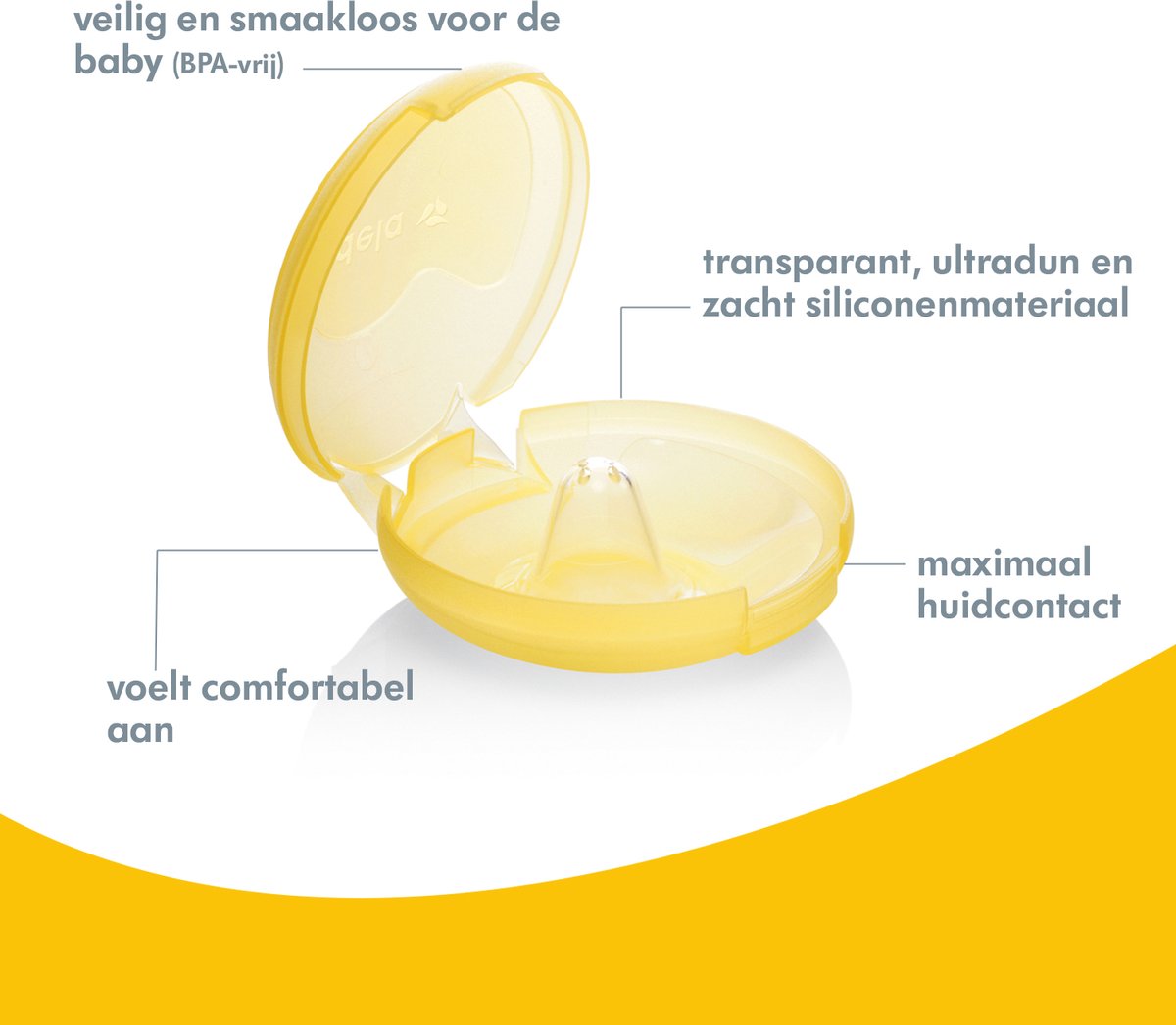 Medela Contact Tepelhoedje Maat L 2st