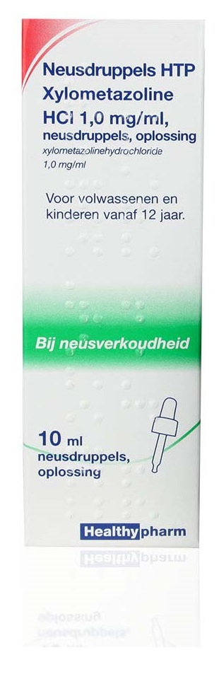 Healthypharm Neusdruppels xylometazoline 1 mg/ml