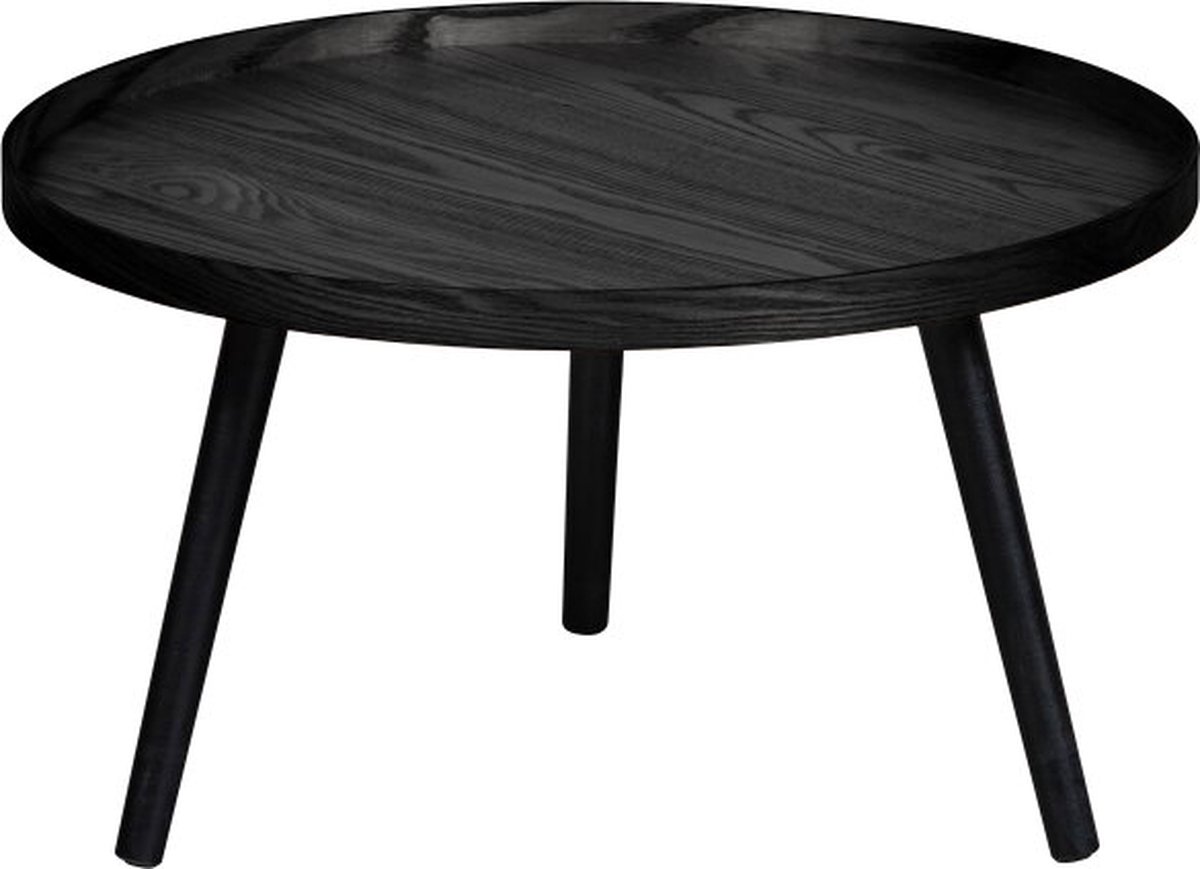 Woood Mesa Salontafel L/Ø 60 cm - Zwart