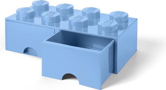 Lego ® Brick 8 Opberglade - Blauw