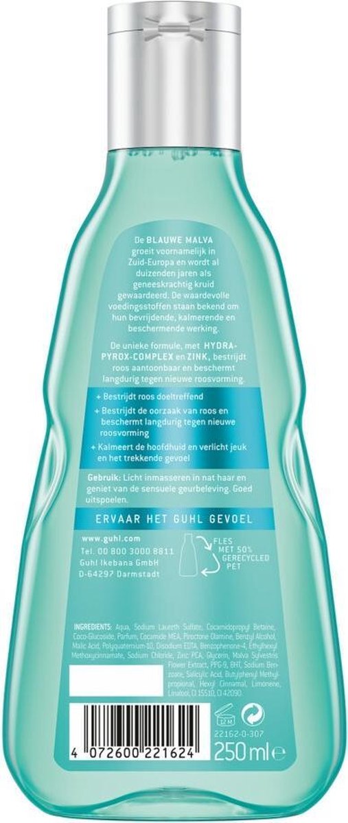 Guhl Shampoo Anti-Roose Malva 200ml - Blauw