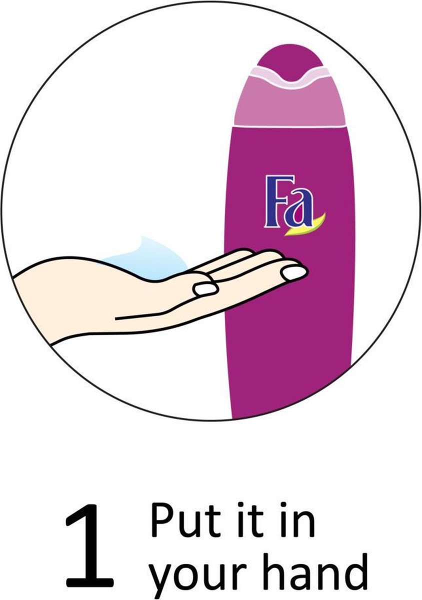 Fa Shower Cream Cream And Oil Magnolia 250ml