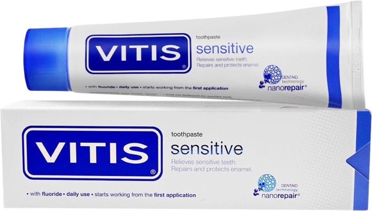 Vitis Tandpasta Sensitive 75ml