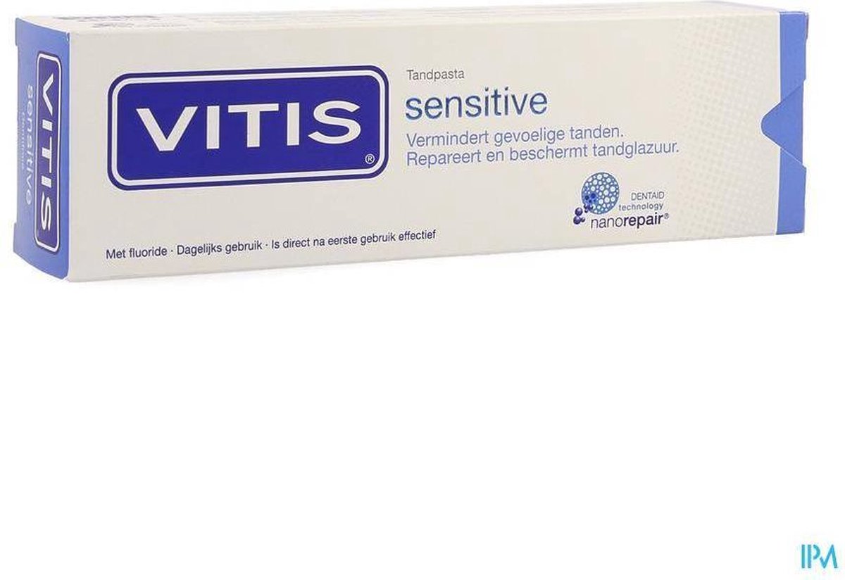 Vitis Tandpasta Sensitive 75ml