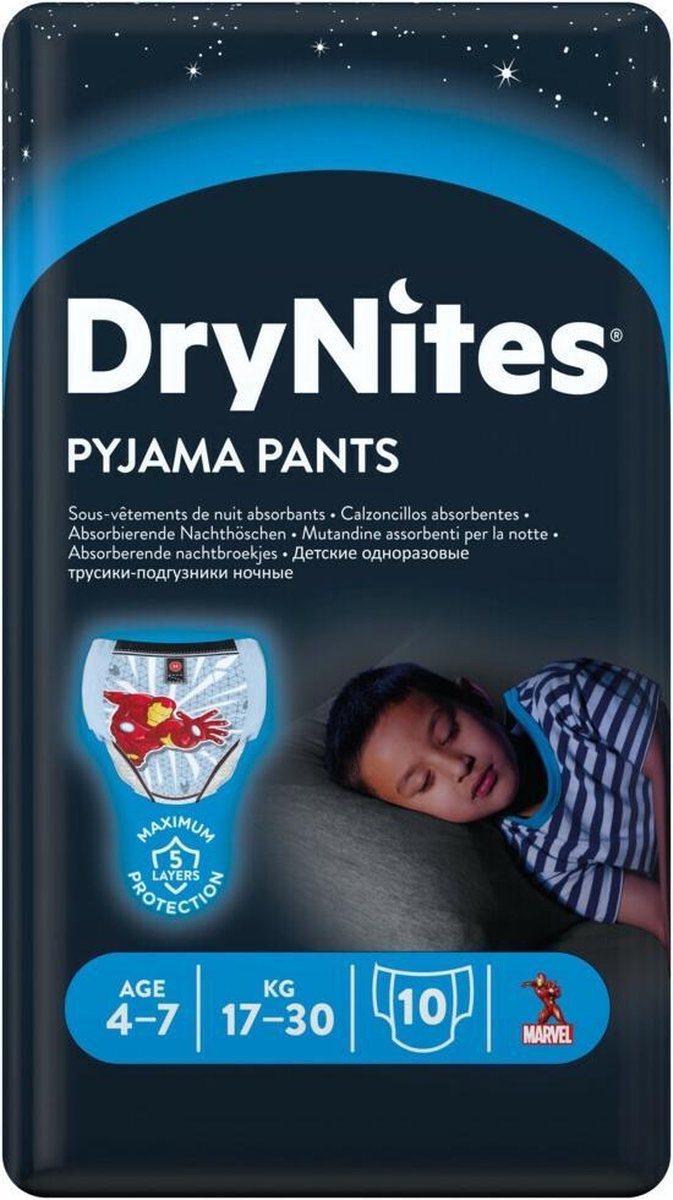 Huggies Drynites Boys Pyjama Pants 4-7