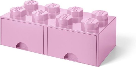 Lego ® Brick 8 Opberglade - Púrpura