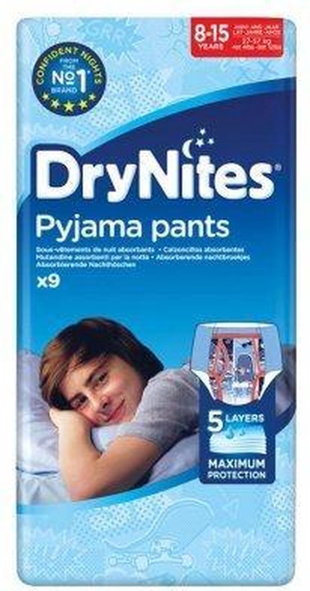 Huggies Incontinentie Luiers Drynites Boy 8-15jaar 9-Luiers