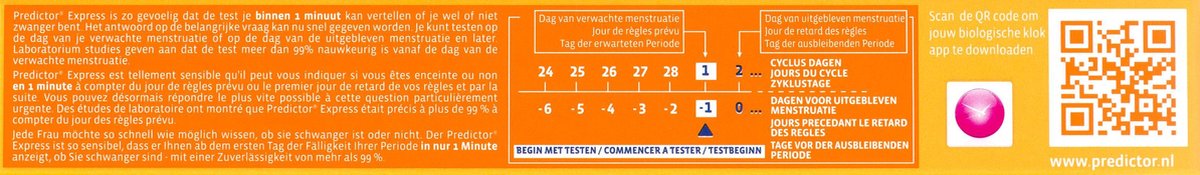 Predictor Zwangerschapstest Express