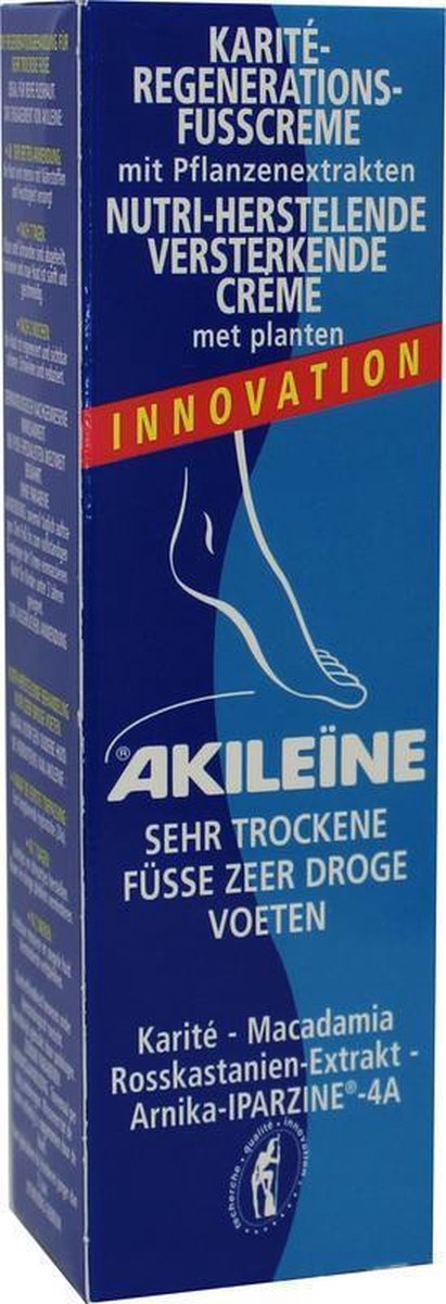 Akileine Creme Droge Voeten Vochtinbrengend 50ml - Blauw