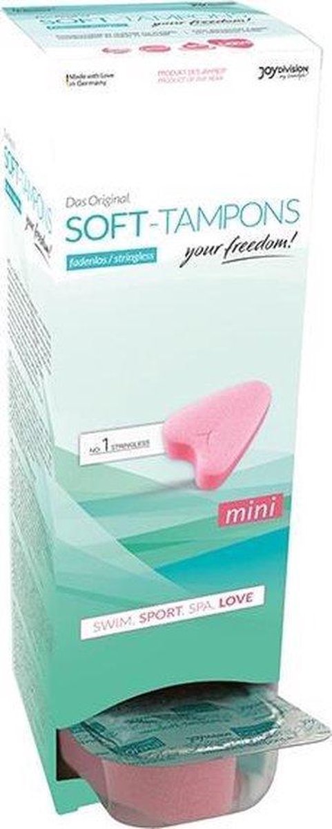 Joy Division Soft Tampons Mini 10stuks - Roze