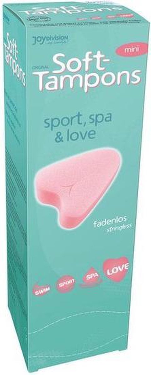 Joy Division Soft Tampons Mini 10stuks - Roze