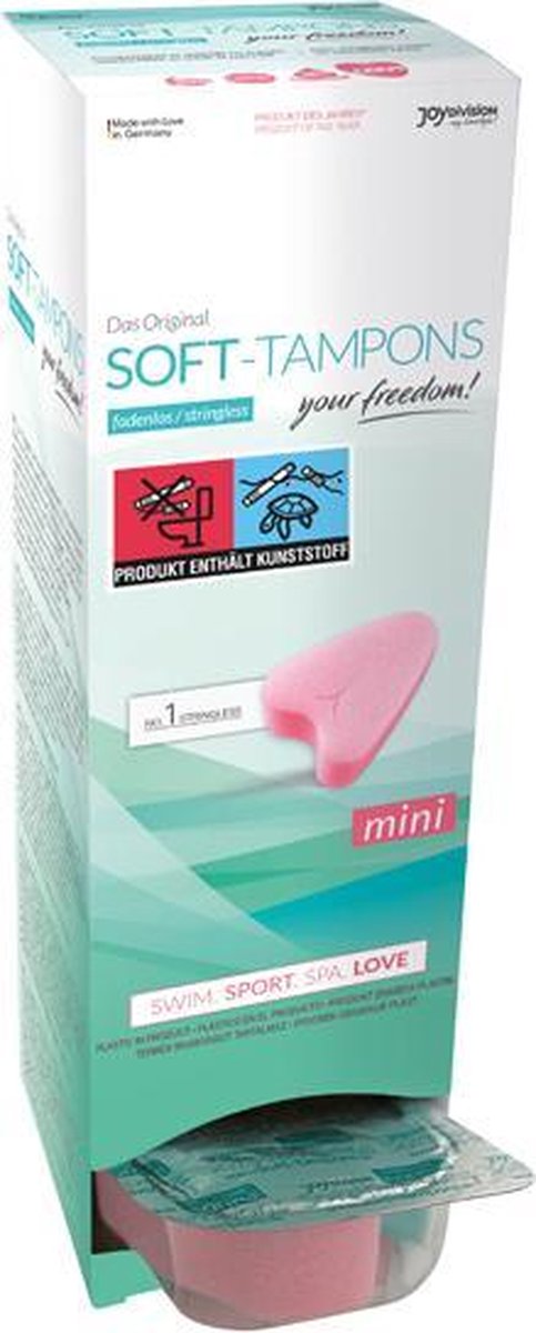 Joy Division Soft Tampons Mini 10stuks - Roze