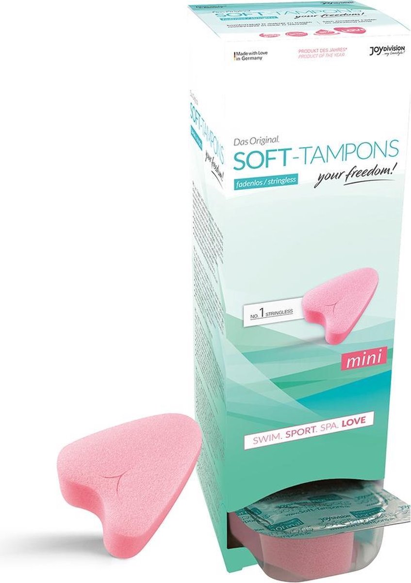 Joy Division Soft Tampons Mini 10stuks - Roze