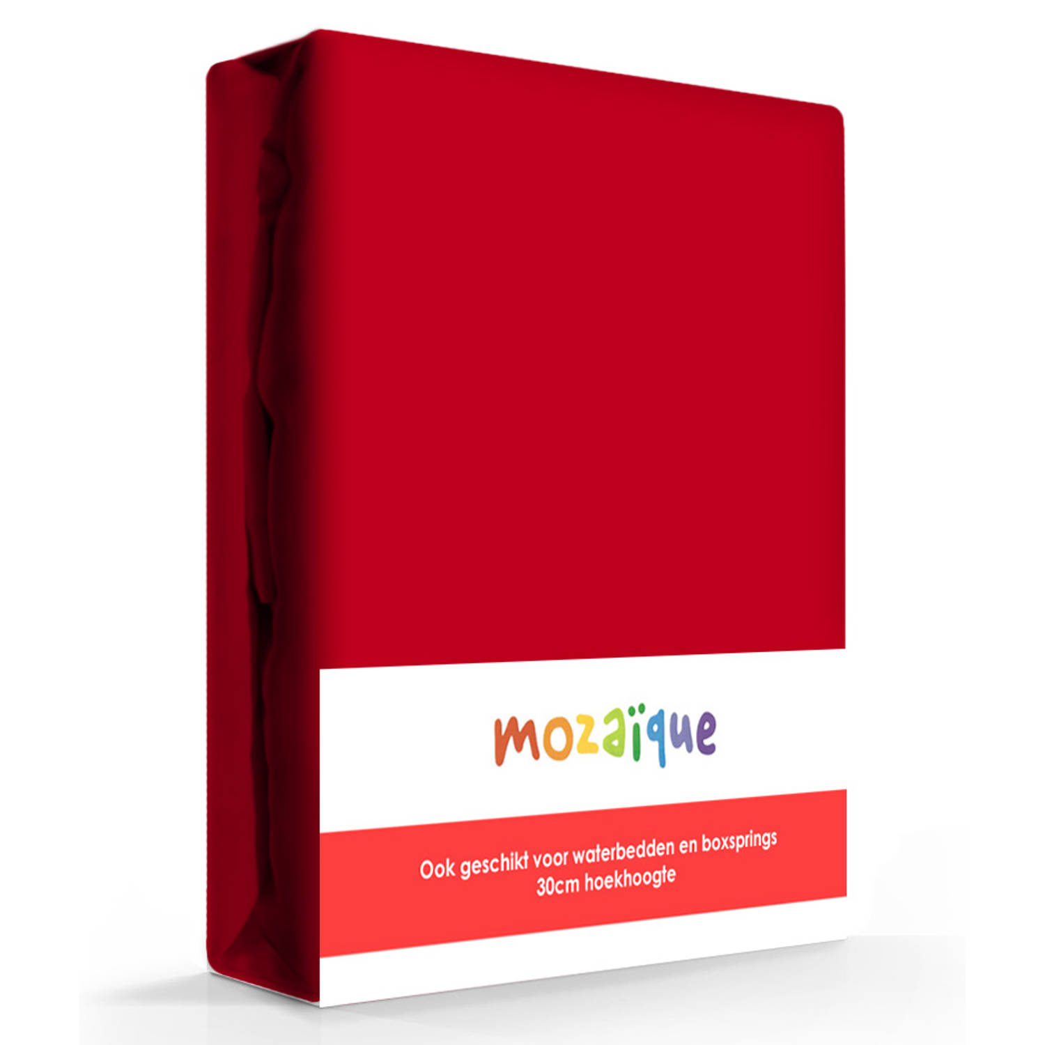 Slaaptextiel Hoeslaken-180 X 200 Cm - Rood