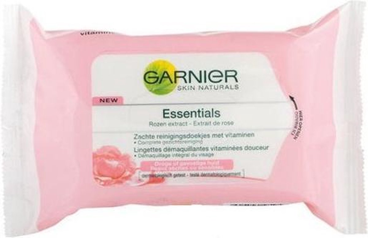 Garnier Skin Naturals Verzachtende Reinigingsdoekjes 25stuks