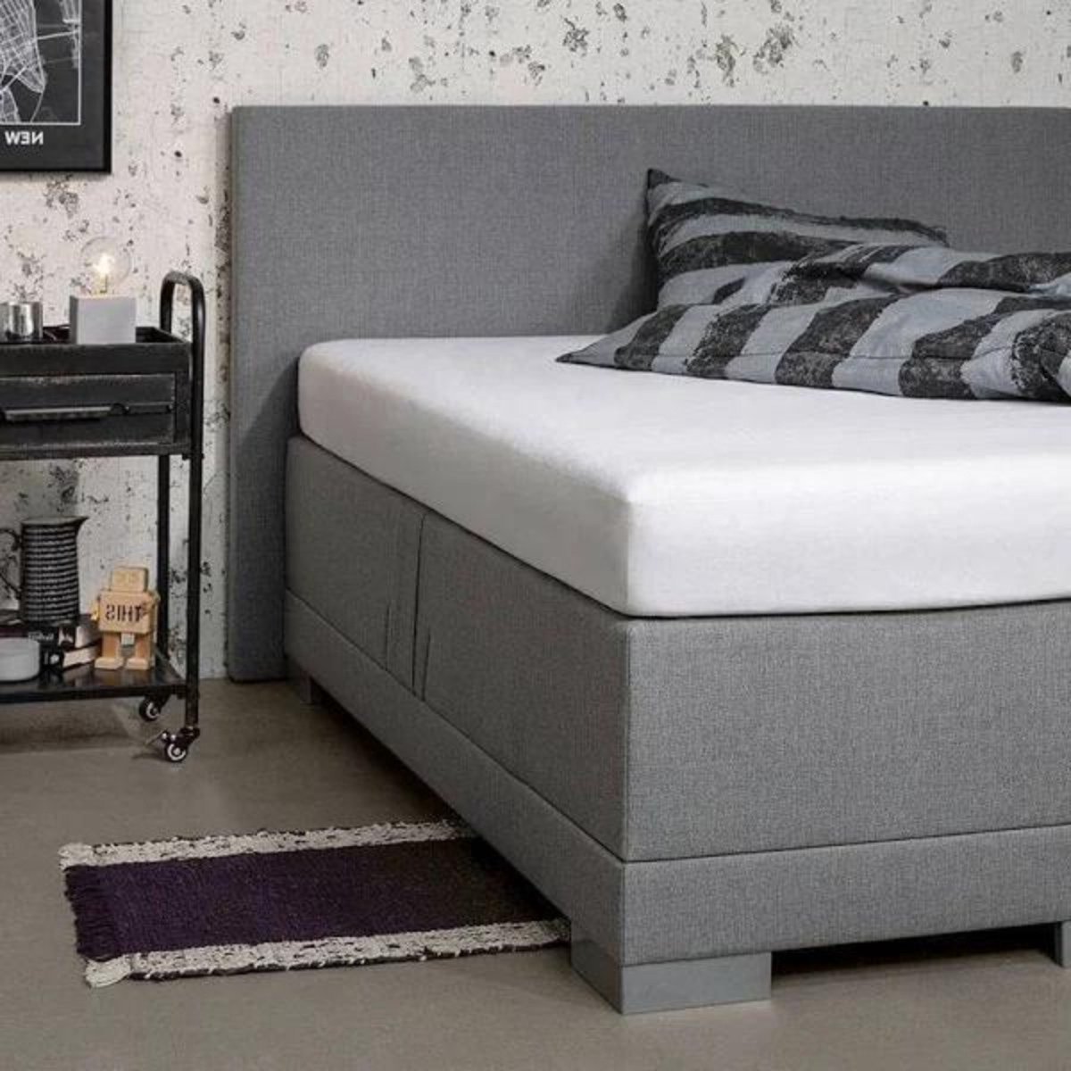 Papillon Molton Hoeslaken Katoen -90 X 220 Cm