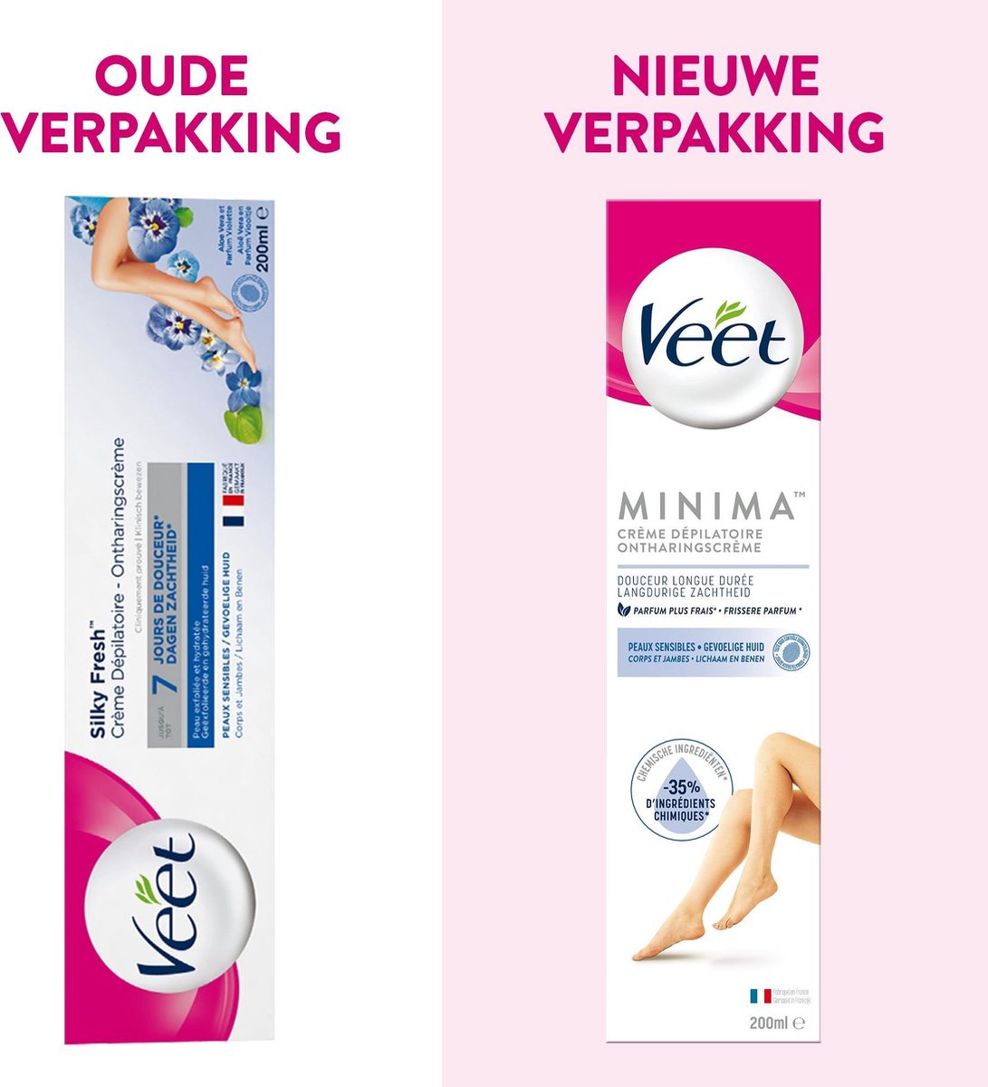 Veet 200ml Ontharingscreme Gevoelige Huid