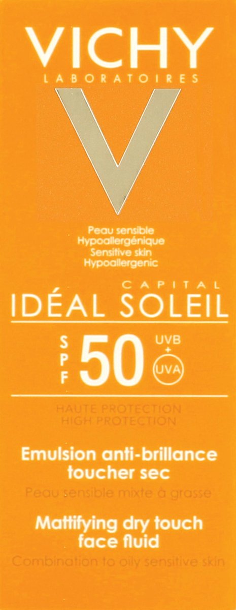 Vichy Ideal Soleil Dry Touch Gezichtsemulsie Factorspf50