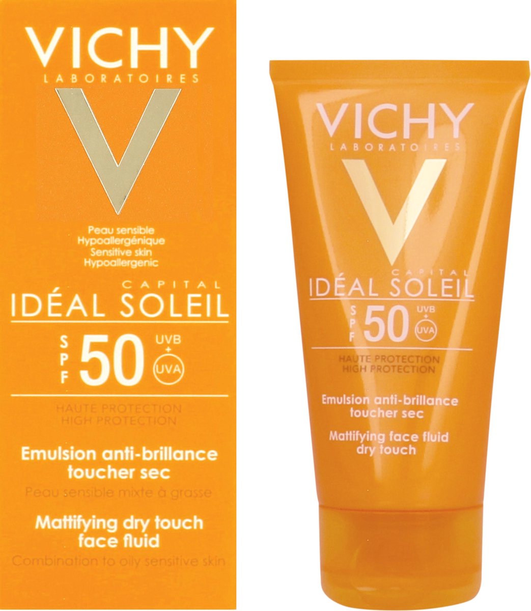 Vichy Ideal Soleil Dry Touch Gezichtsemulsie Factorspf50