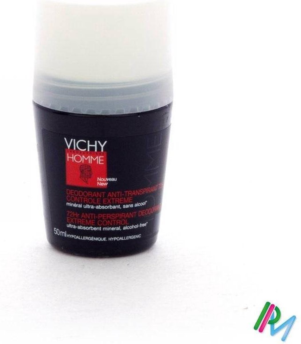 Vichy Homme Deodorant Roller 72 Uur 50ml