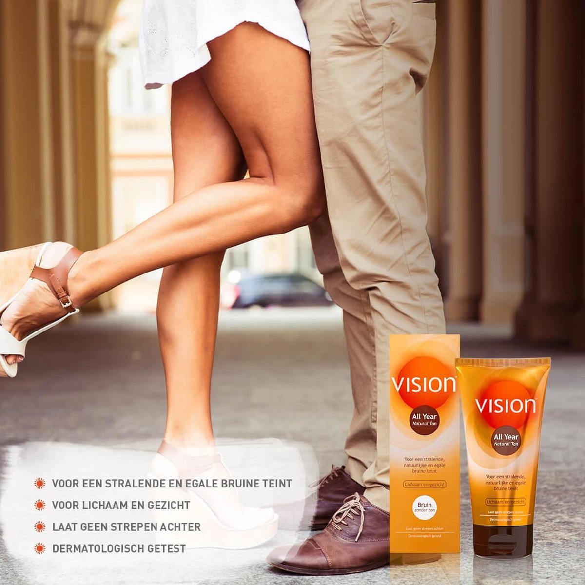 Vision All Year Natural Tan Zonder Zon - Bruin