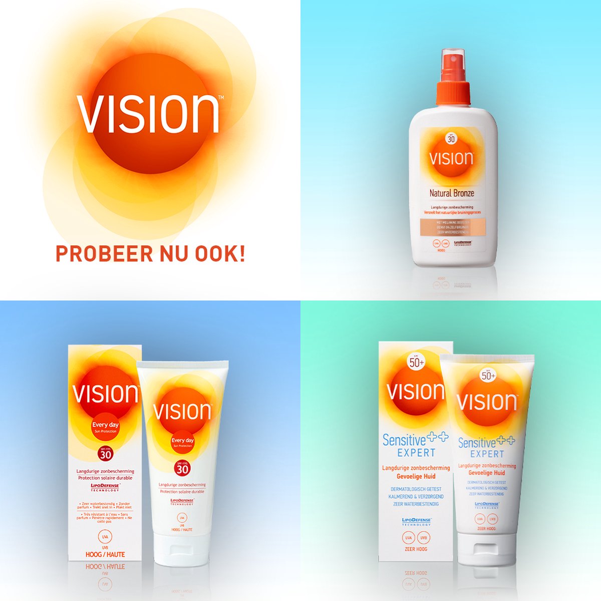 Vision All Year Natural Tan Zonder Zon - Bruin