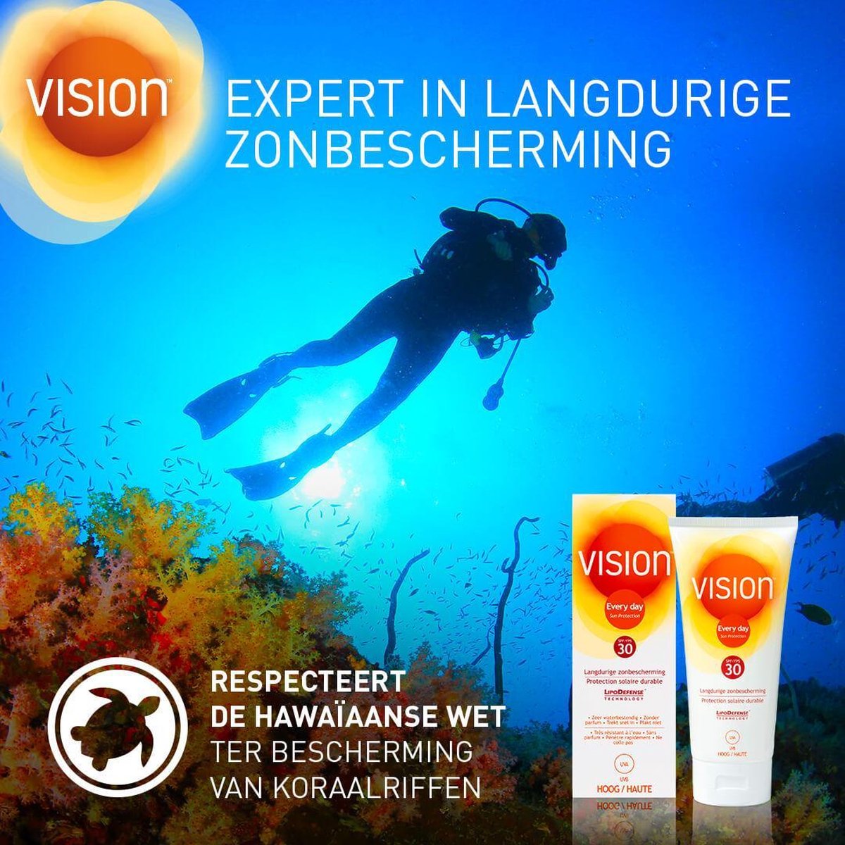 Vision All Year Natural Tan Zonder Zon - Bruin