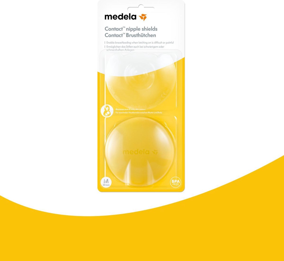Medela Contact Tepelhoedje Maat S 2st