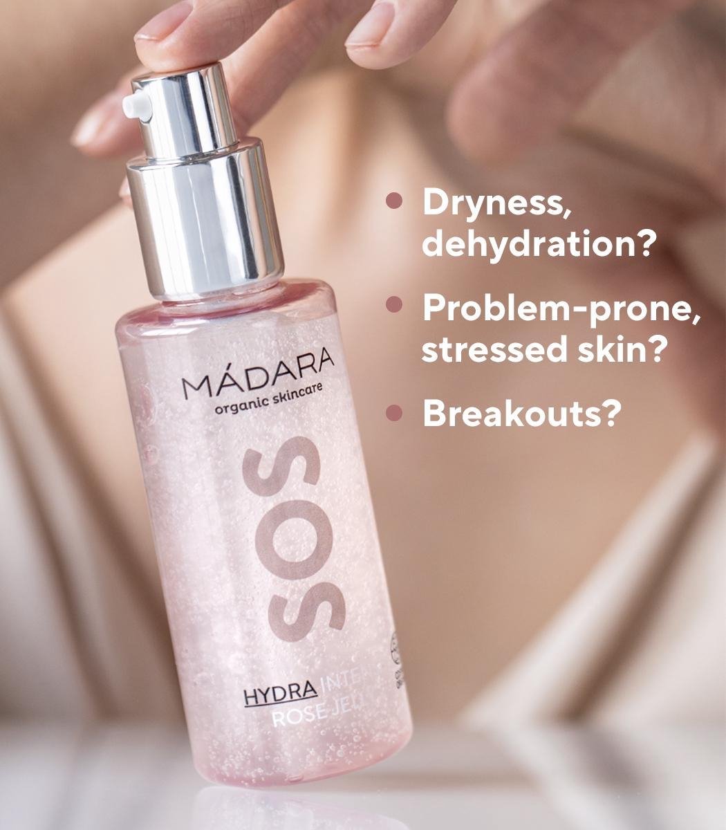 MÁDARA SOS HYDRA Intense rose Bodygel 75ml