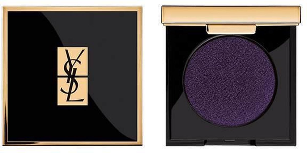 Yves Saint Laurent Nr. 42 – Magnetic Purple | Metallic Velvet Crush Oogschaduw 1.8 g - Negro