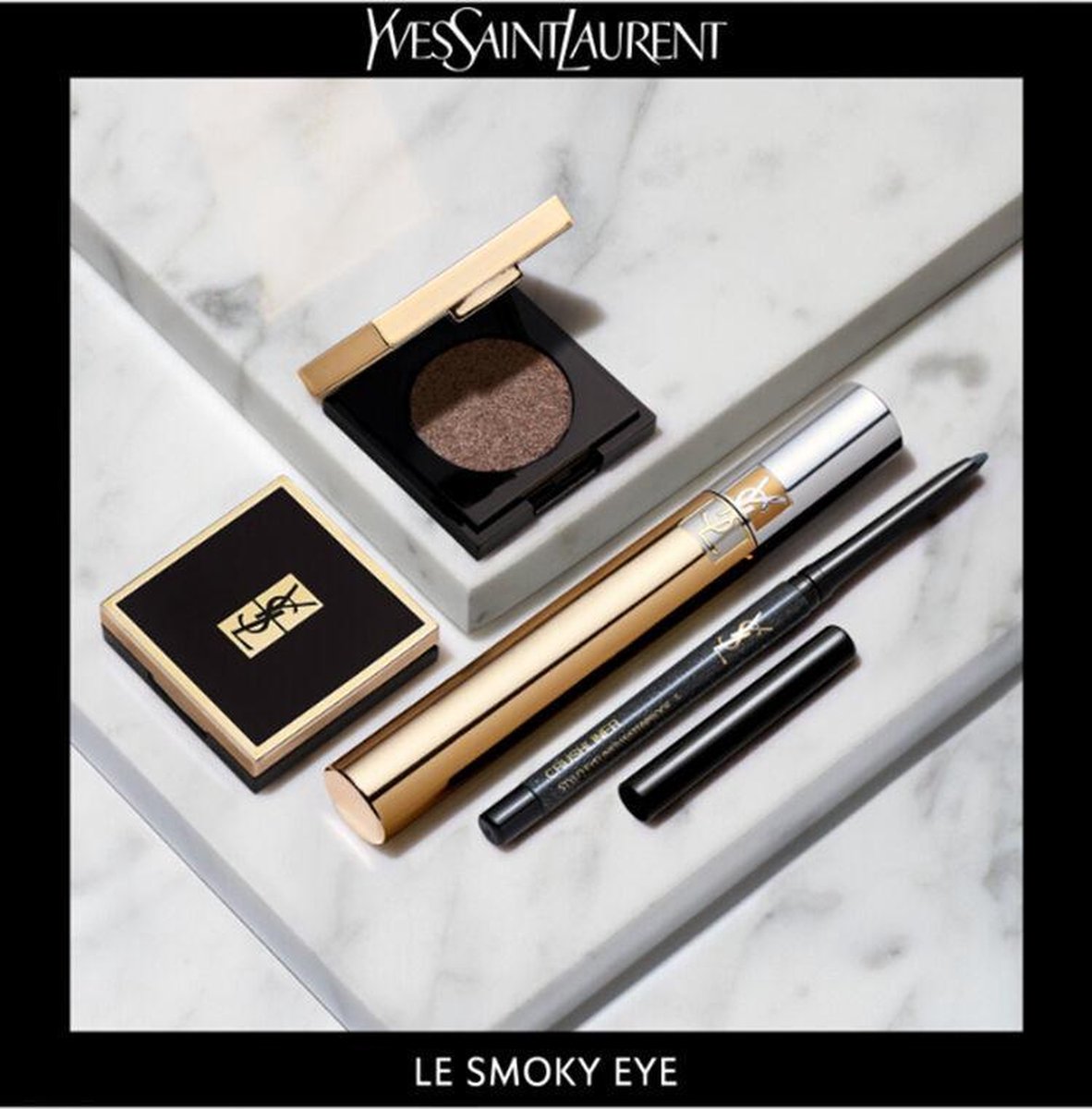 Yves Saint Laurent Nr. 6 - Bleu Enigmatique Crushliner Eyestylo Oogpotlood 0.35 g - Zwart