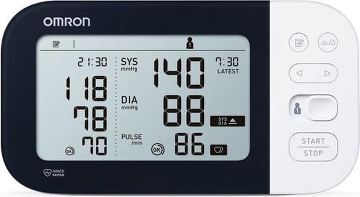 Omron Bloeddruk Monitor M7 Intelli IT AFIB - 299 mm HG