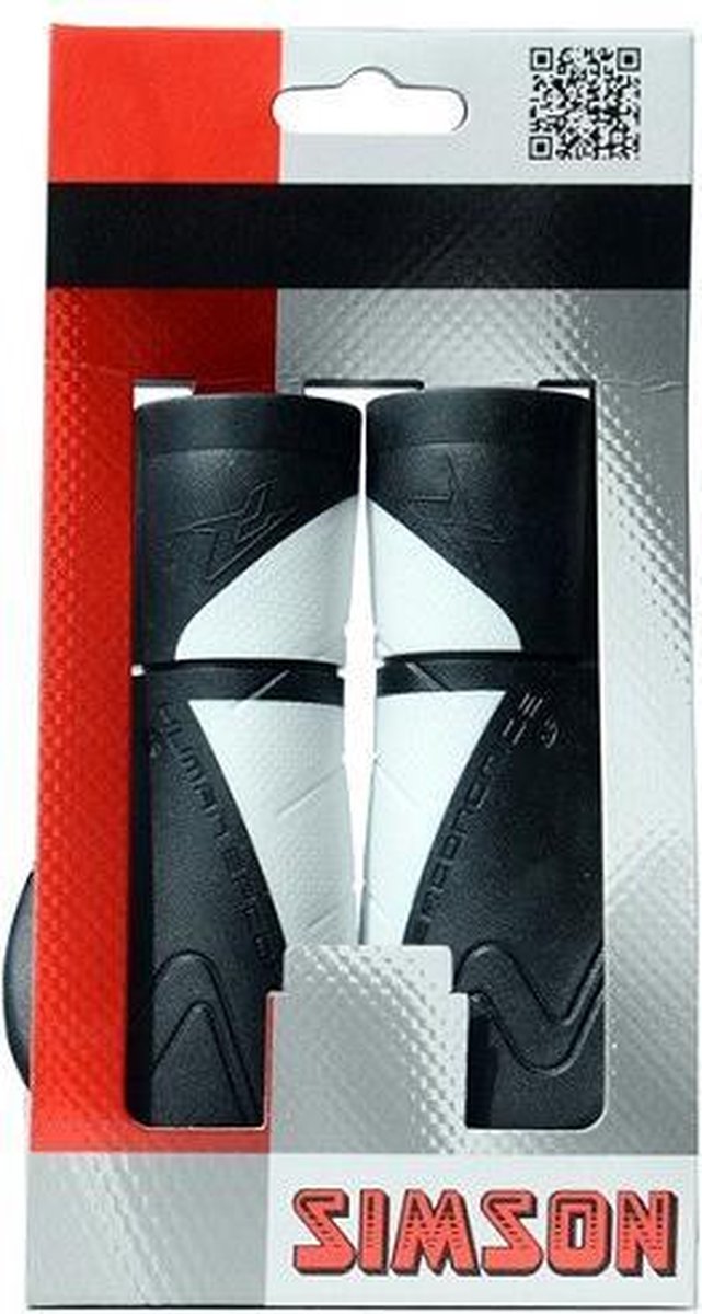 Simson Handvatten Ergonomisch - zwart/wit