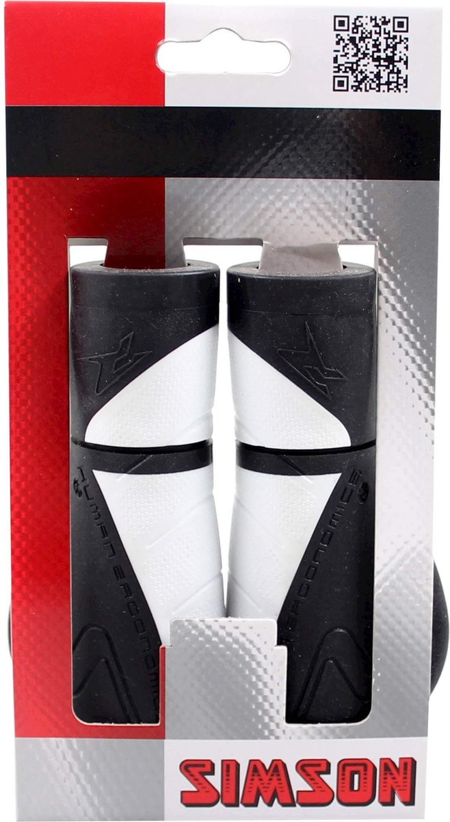 Simson Handvatten Ergonomisch - zwart/wit