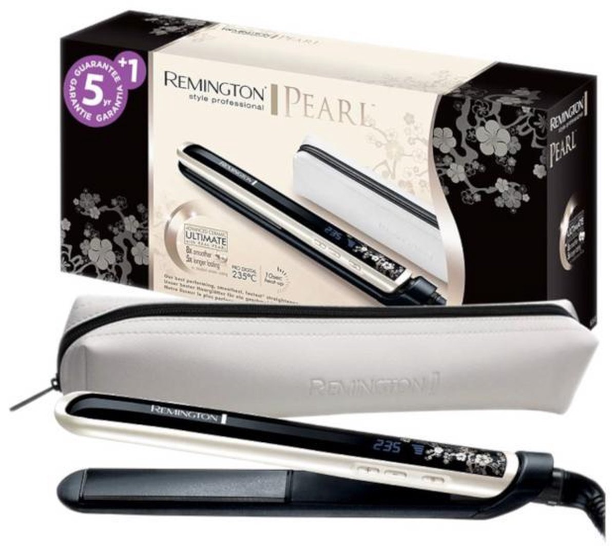 Remington Stijltang S9500 Pearl Straightener - Zwart