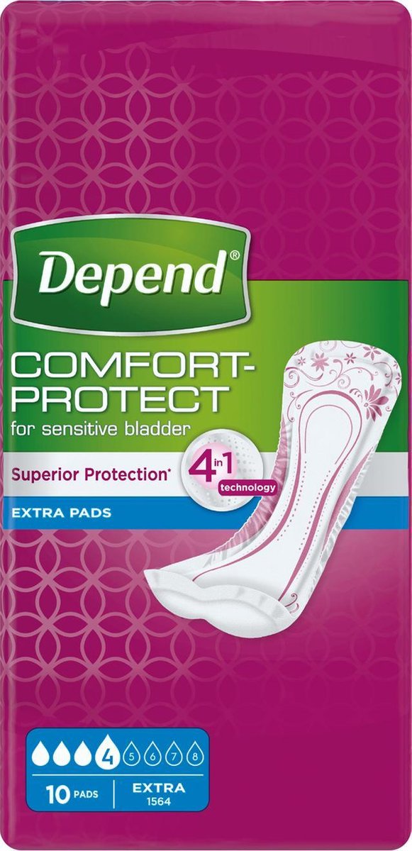 Depend Pads Extra 10stuks