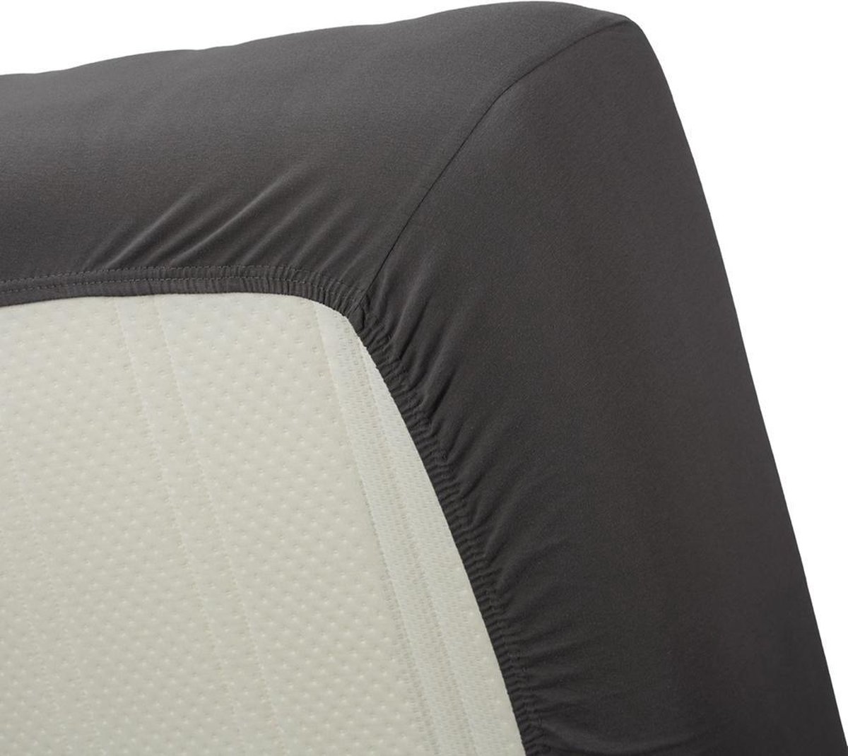Beddinghouse Jersey Topper Hoeslaken 180 x 220 cm - Grijs