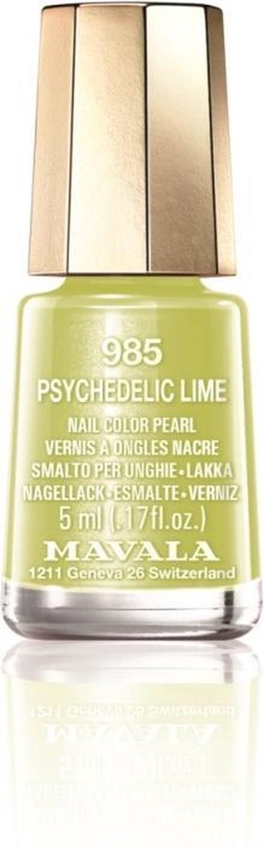 Mavala Psychedelic Lime Nail Care Nagellak 5ml - Groen