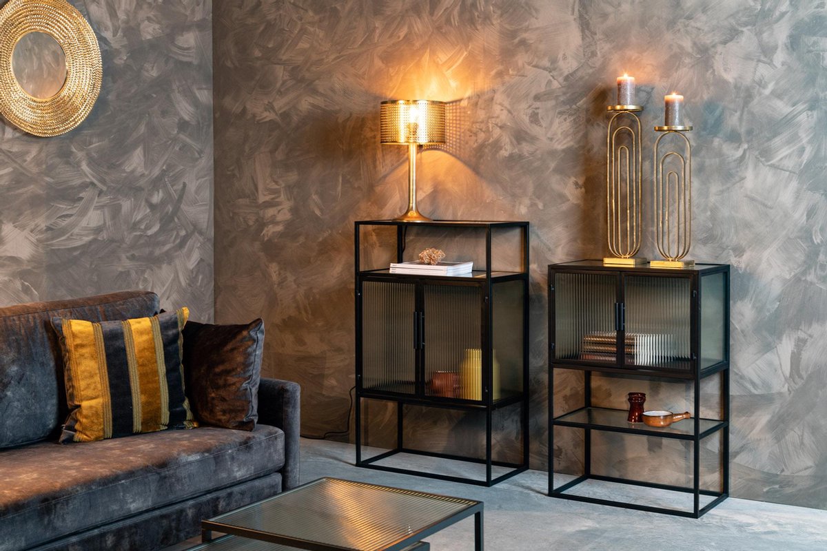 Dutchbone Boli Opbergkast - - Zwart