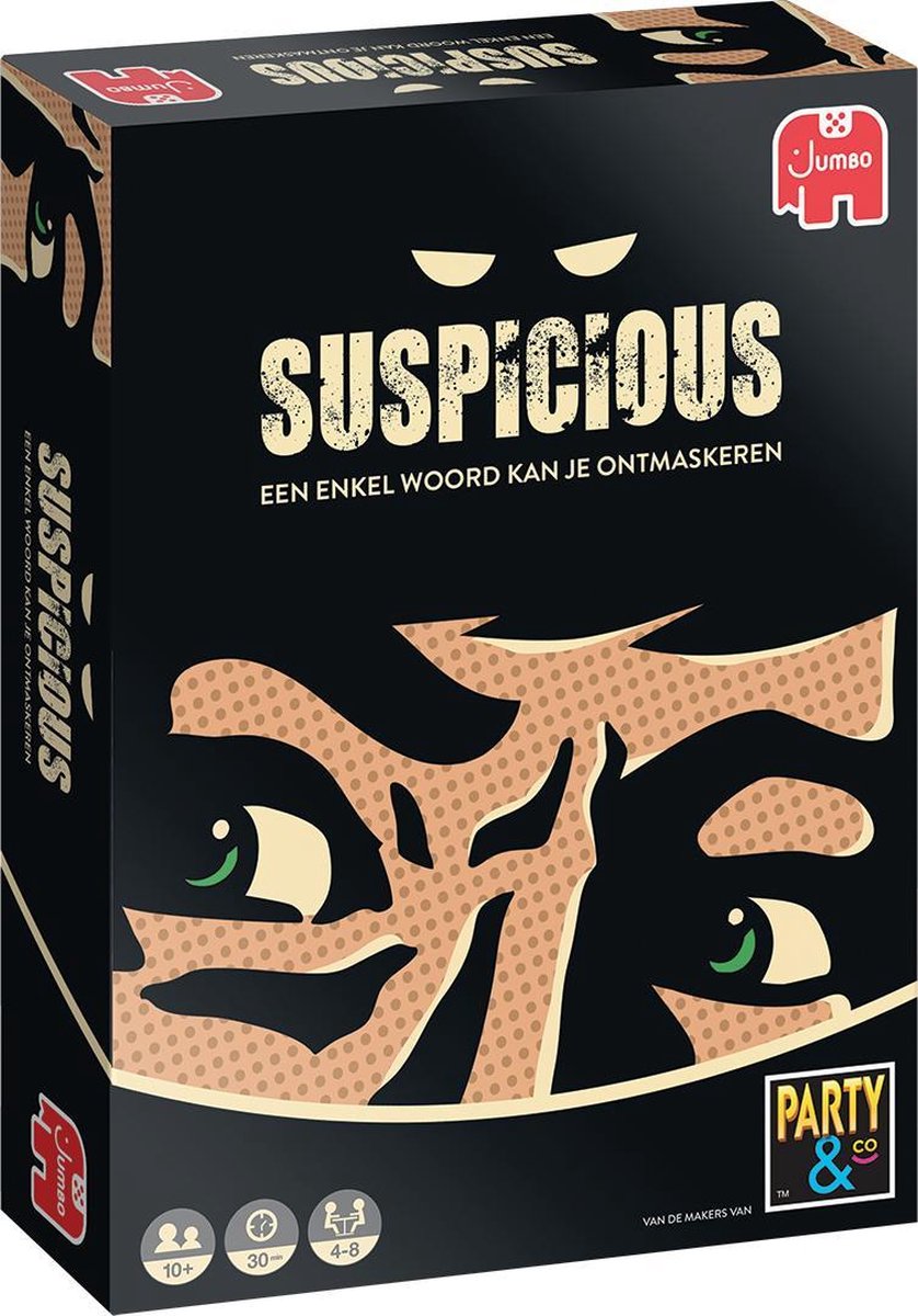 Jumbo gezelschapsspel Party & Co Suspicious 128 delig (NL)