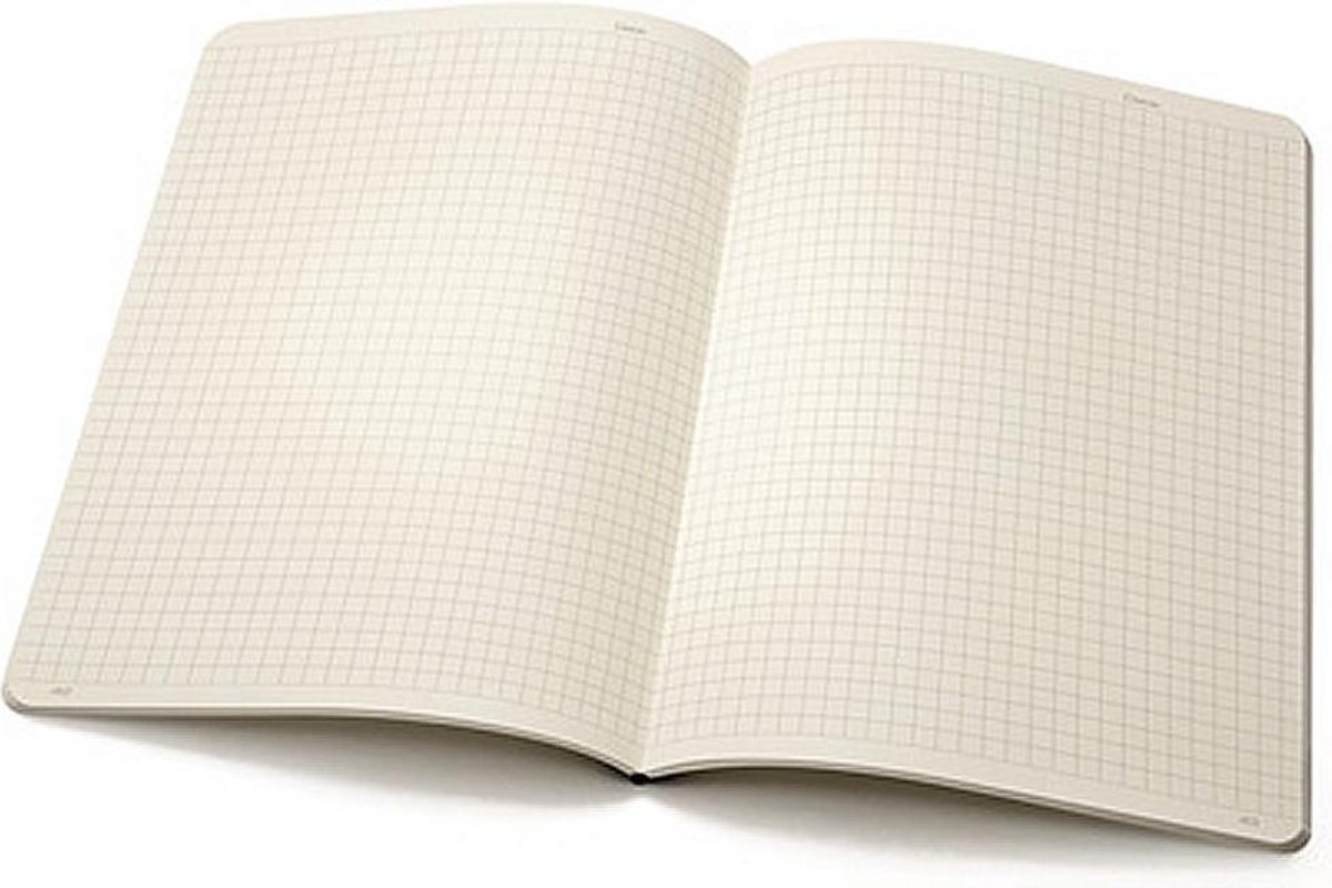 Sigel notitieblok Conceptum A4 geruit crème 92 pagina&apos;s - Beige