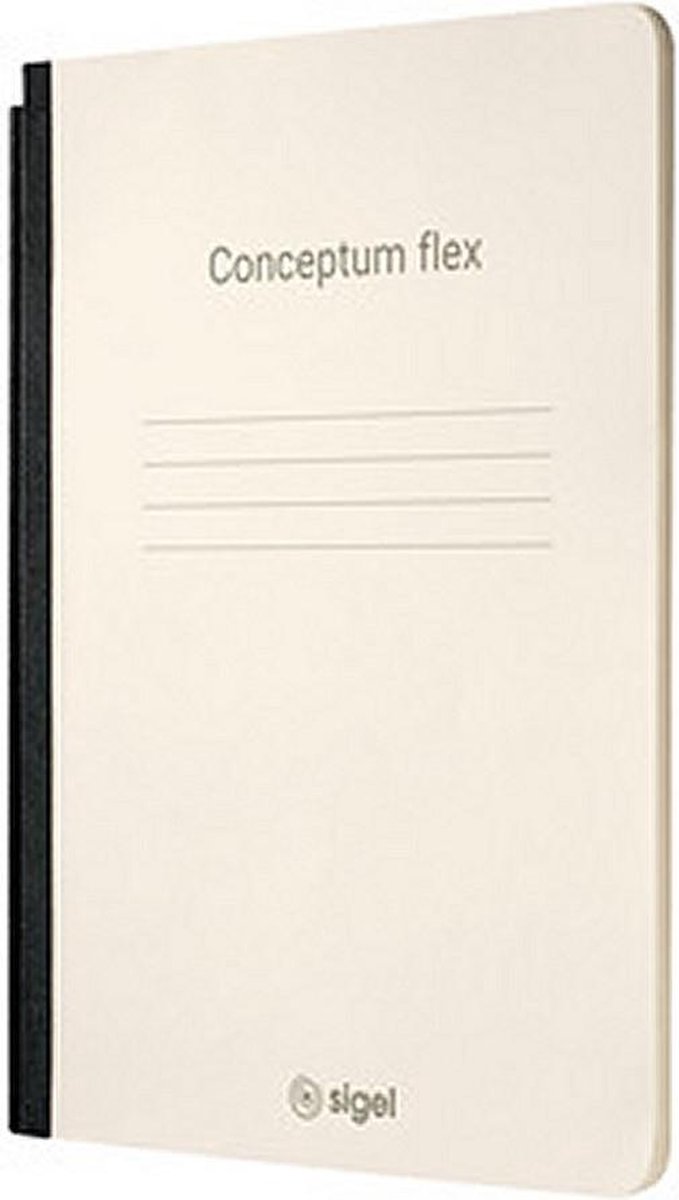 Sigel notitieblok Conceptum A4 geruit crème 92 pagina&apos;s - Beige