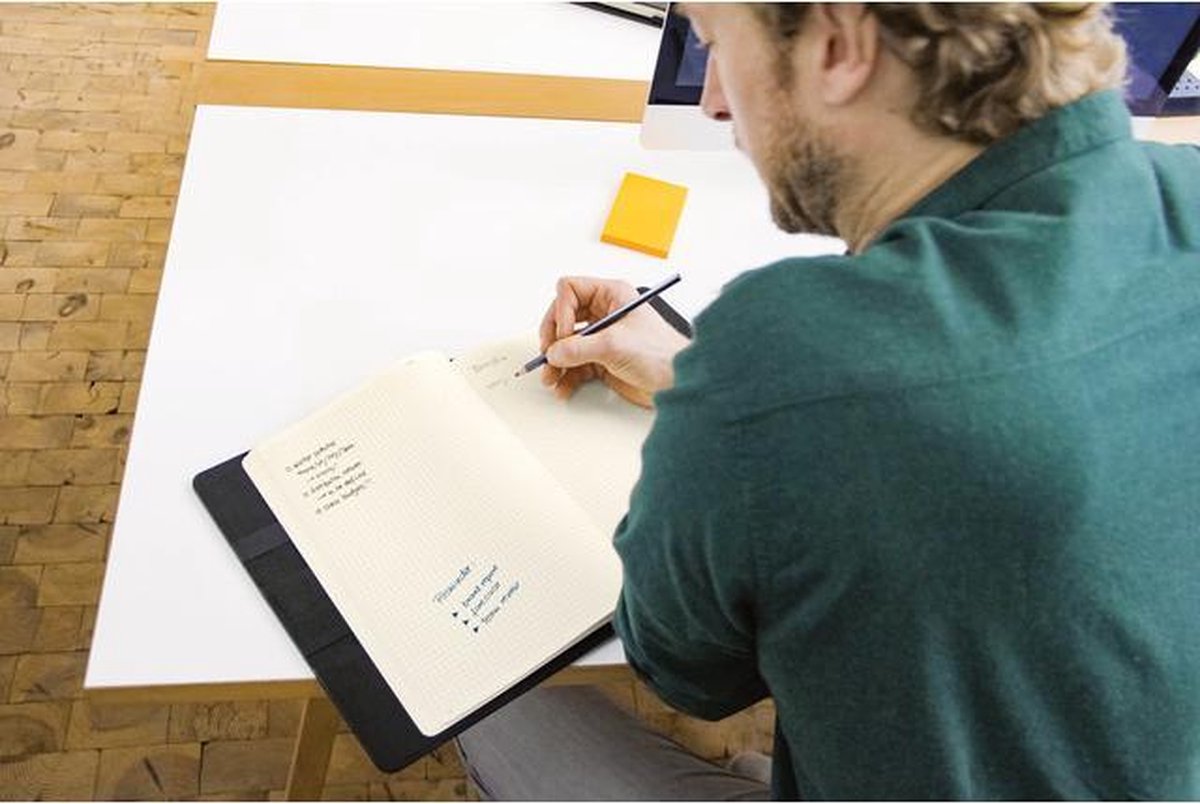 Sigel notitieblok Conceptum A4 geruit crème 92 pagina&apos;s - Beige