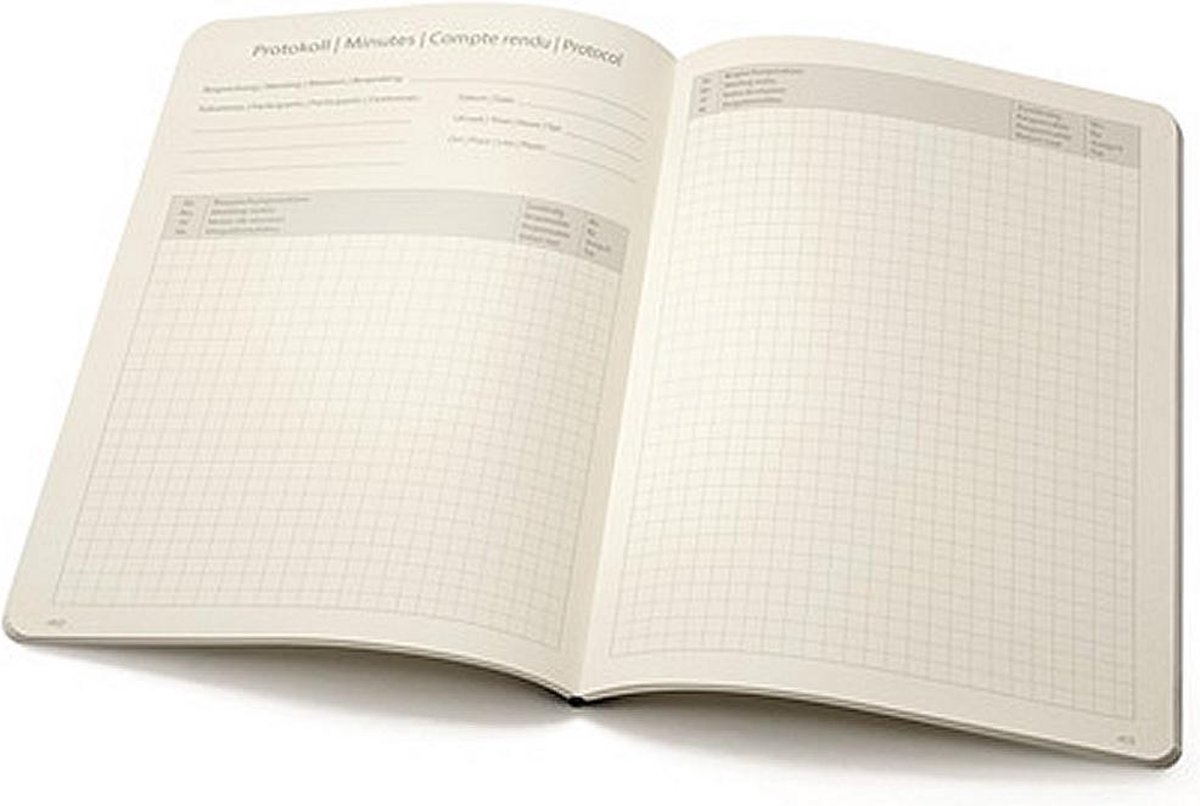 Sigel notitieblok Conceptum A4 gespreksnotities crème 92 pagina&apos;s - Beige